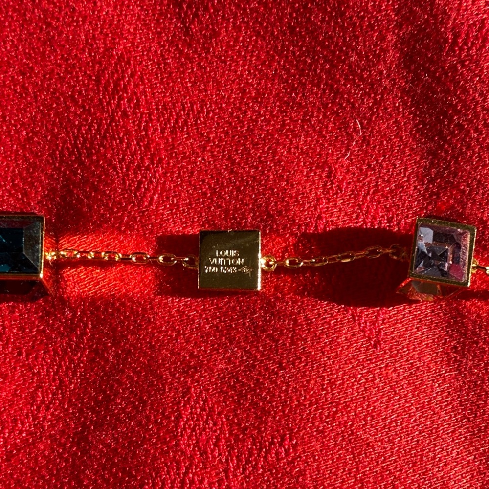 Louis Vuitton Gold and Multicolor Bracelet - Picture 2 of 9